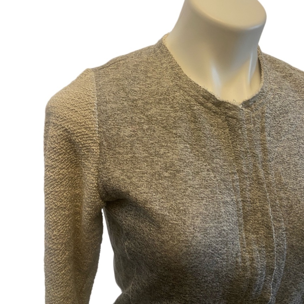 Dolan TShirt M Made in USA zip up lightweight sweater office casual weekend - Picture 2 of 5